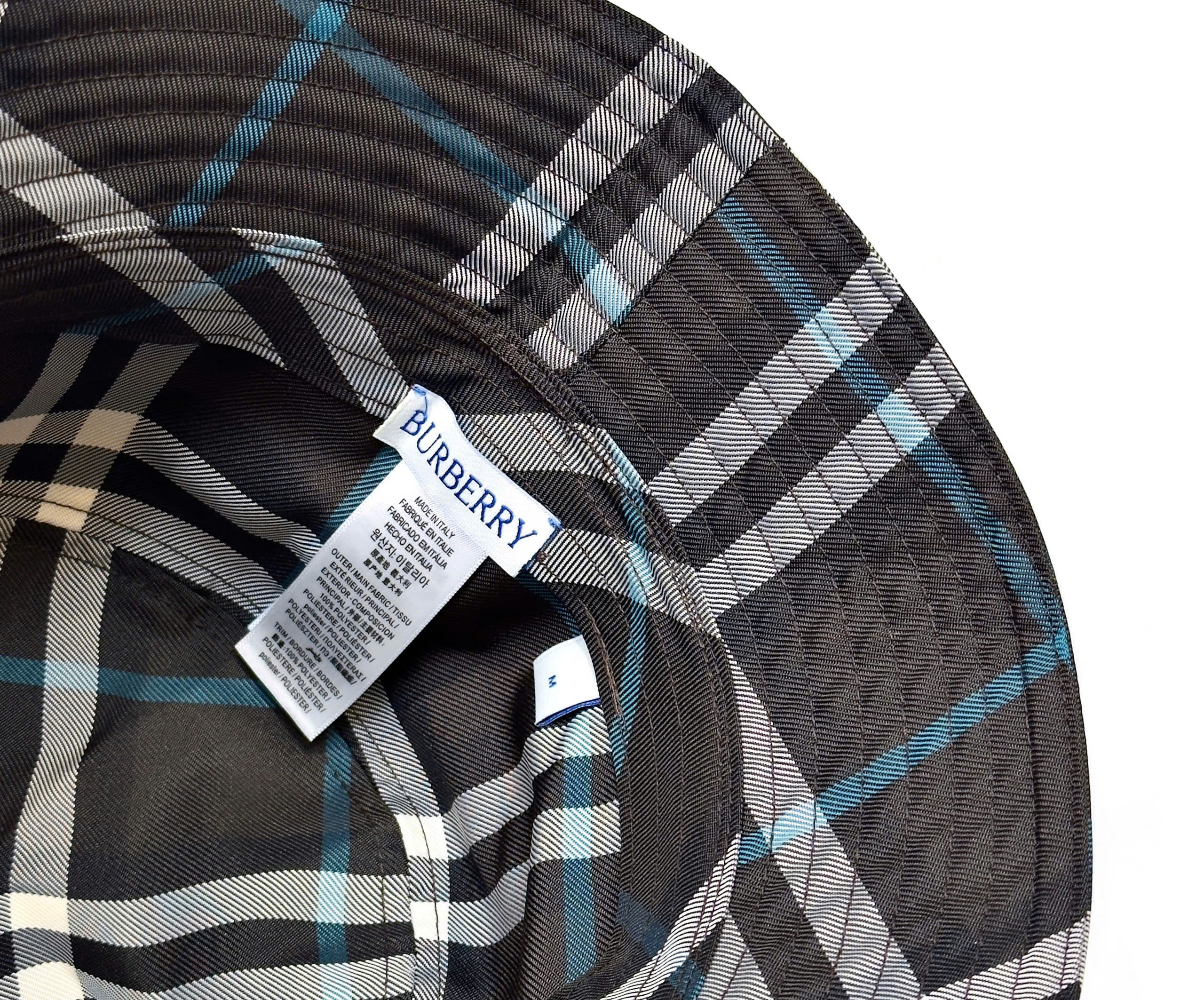 Mũ nồi, tai bèo Burberry BBR kẻ sọc logo ngựa thêu Like Auth fullbox DDT