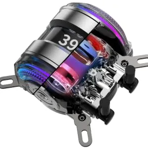 ALSEYE Infinity i240 CPU Liquid Cooler (Black) overview 2