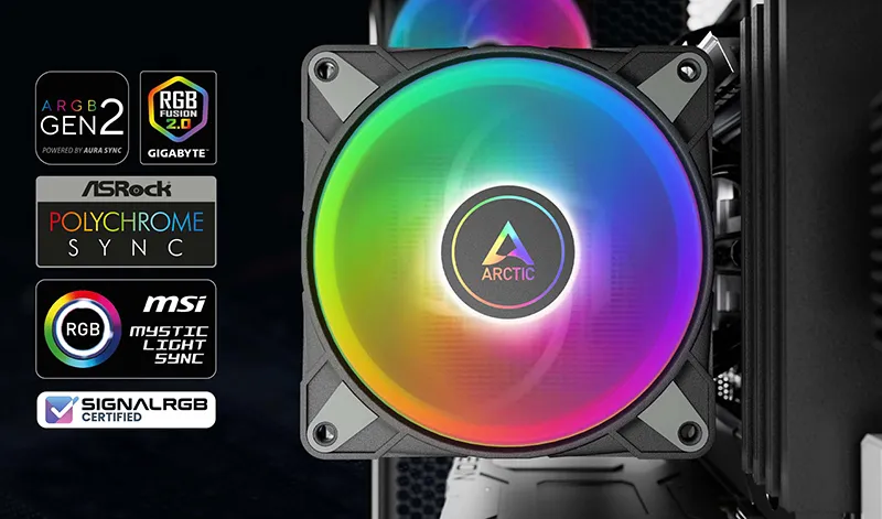 ARCTIC Freezer 36 ARGB 120mm Single Tower CPU Air Cooler (Black) overview 9