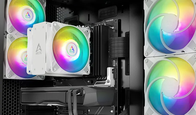 ARCTIC Freezer 36 ARGB 120mm Single Tower CPU Air Cooler (White) overview 2