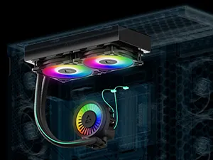 ARCTIC Liquid Freezer III Pro 280 ARGB AIO CPU Liquid Cooler (Black) overview 9