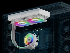 ARCTIC Liquid Freezer III Pro 280 ARGB AIO CPU Liquid Cooler (White) overview 9