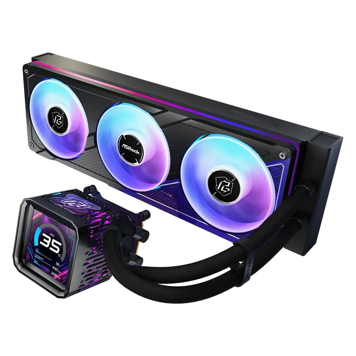 ASRock Phantom Gaming 360 LCD All-in-One CPU Liquid Cooler