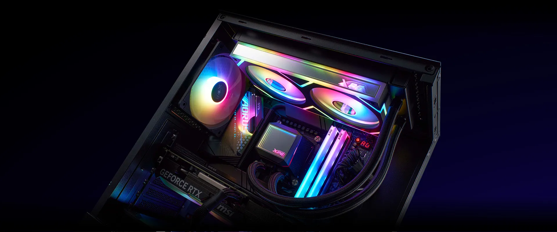 Adata XPG Levante II 240 ARGB All-in-One Liquid CPU Cooler (Black) overview 1