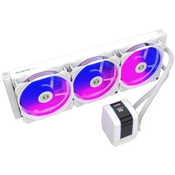 Alseye M360 PLUS II ARGB CPU Liquid Cooler (White)
