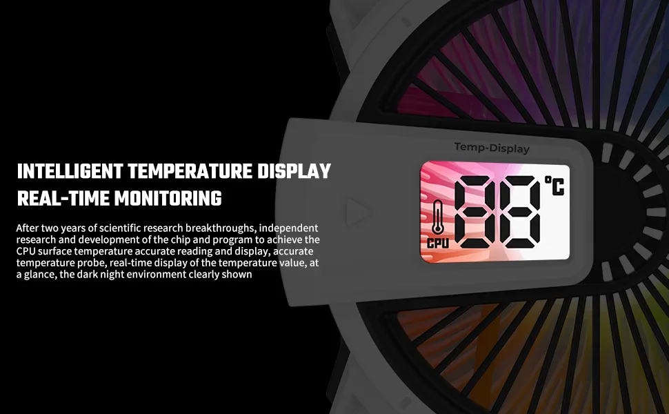 Alseye Warrior W90 ARGB 40mm CPU Air Cooler (For AMD AM4/AM5 Sockets) overview 3