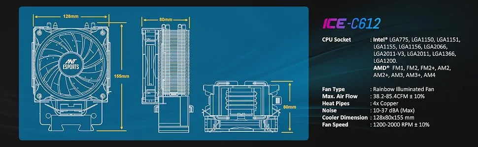 Ant Esports ICE-C612 RGB overview 5