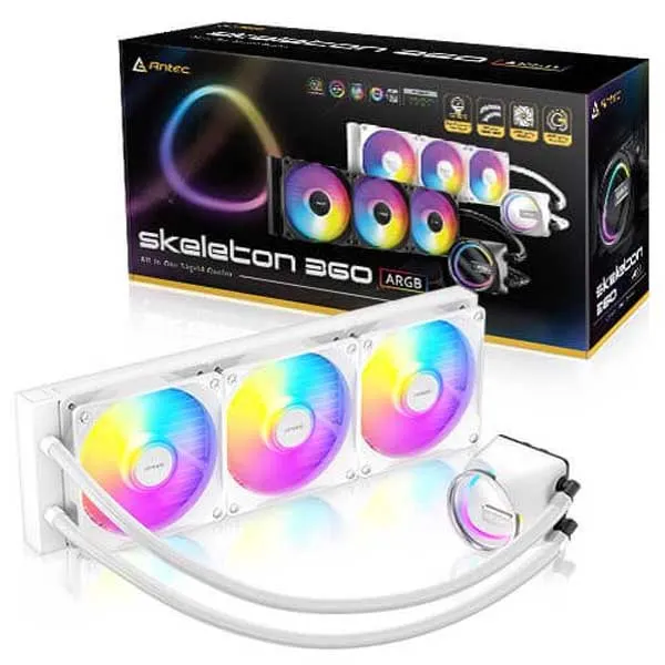 Antec Skeleton 360 ARGB Liquid Cooler (White)