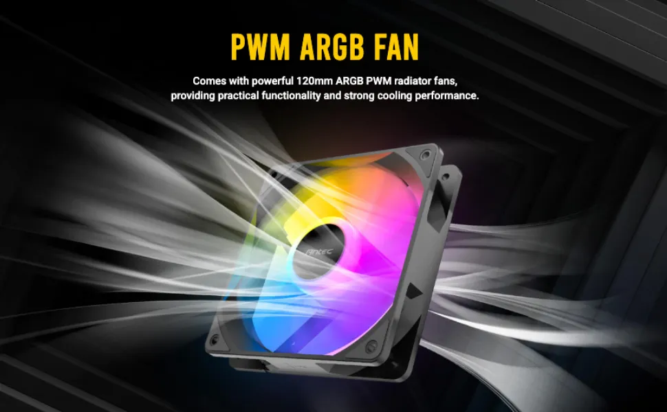 Antec Vortex LUM 240 ARGB CPU Liquid Cooler overview 5