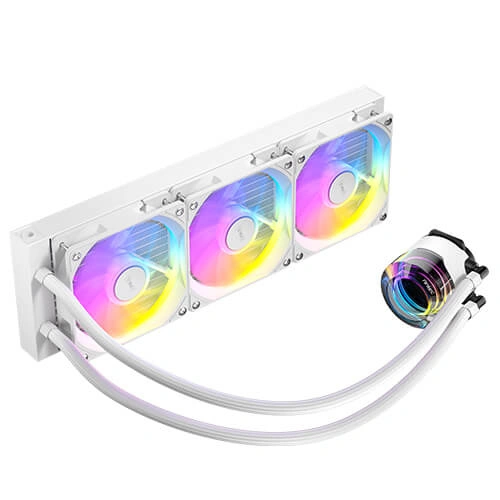 Antec Vortex LUM 360 ARGB CPU Liquid Cooler (White) overview 1