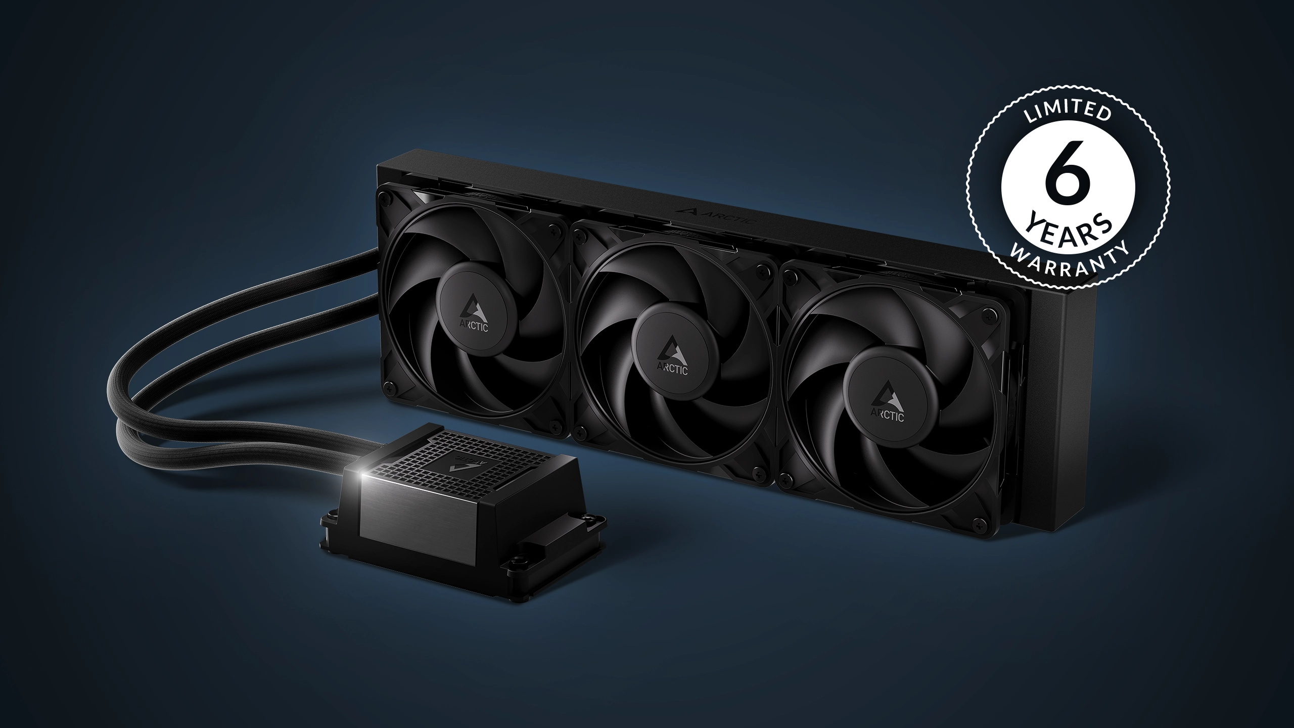 Arctic Cooling Liquid Freezer WS360-SP5 Workstation AIO Liquid Cooler (Black) overview 2