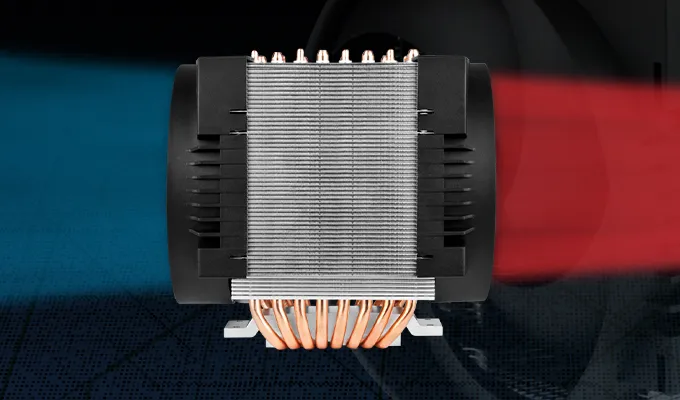 Arctic Freezer 4U M 120mm CPU Cooler (Black) overview 4