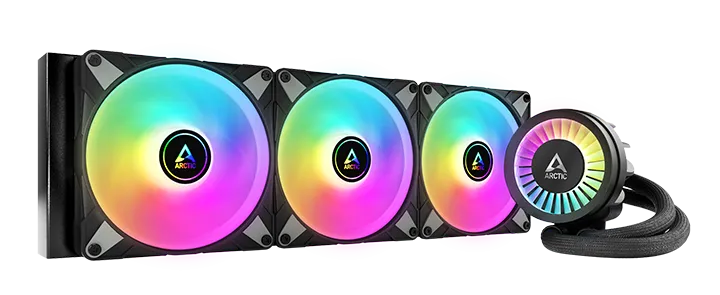 Arctic Liquid Freezer III 420 Argb Cpu Liquid Cooler (Black) overview 1