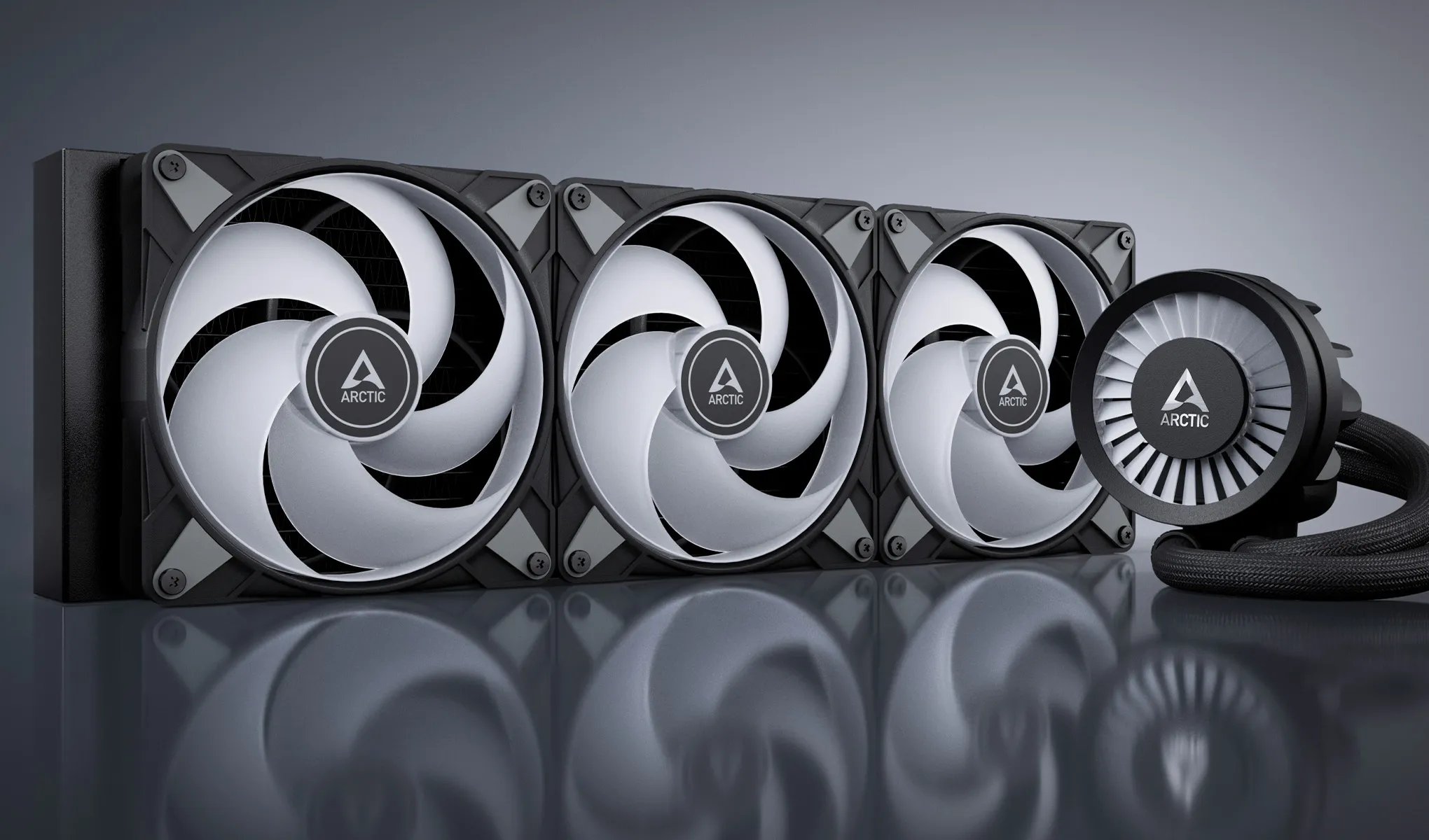 Arctic Liquid Freezer III 420 Argb Cpu Liquid Cooler (Black) overview 10