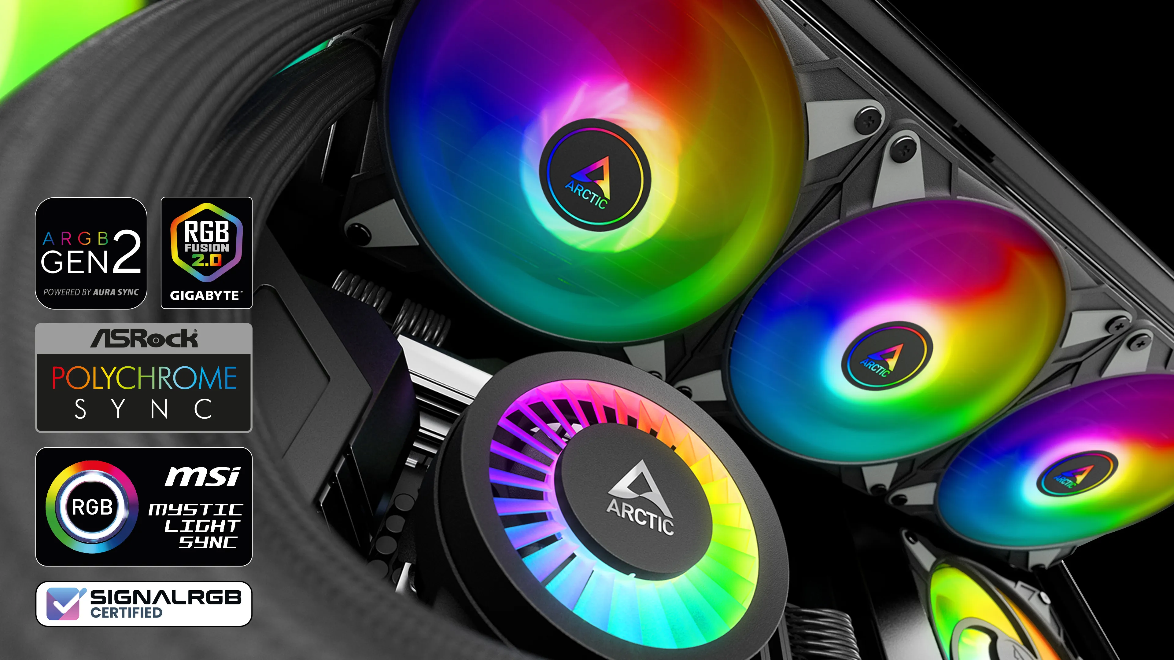 Arctic Liquid Freezer III 420 Argb Cpu Liquid Cooler (Black) overview 12