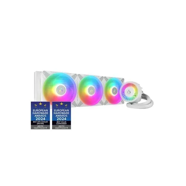 Arctic Liquid Freezer III 420 Argb Cpu Liquid Cooler (White)