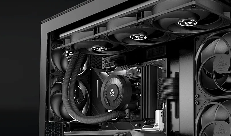 Arctic Liquid Freezer III 420 CPU Liquid Cooler (Black) overview 2
