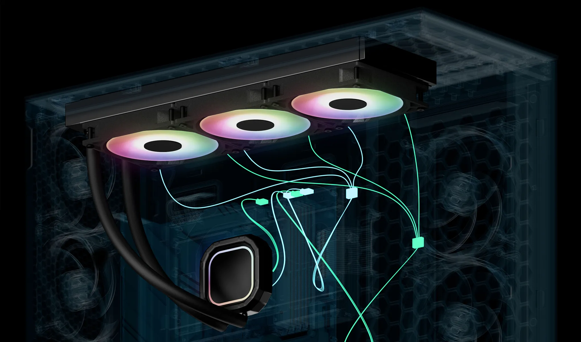 Arctic Liquid Freezer III Pro 360 A-RGB Liquid CPU Cooler (Black) overview 7