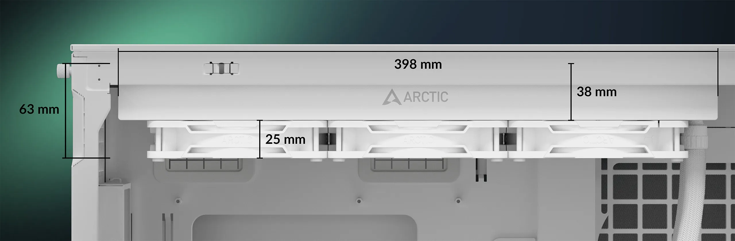 Arctic Liquid Freezer III Pro 360 A-RGB Liquid CPU Cooler (White) overview 15