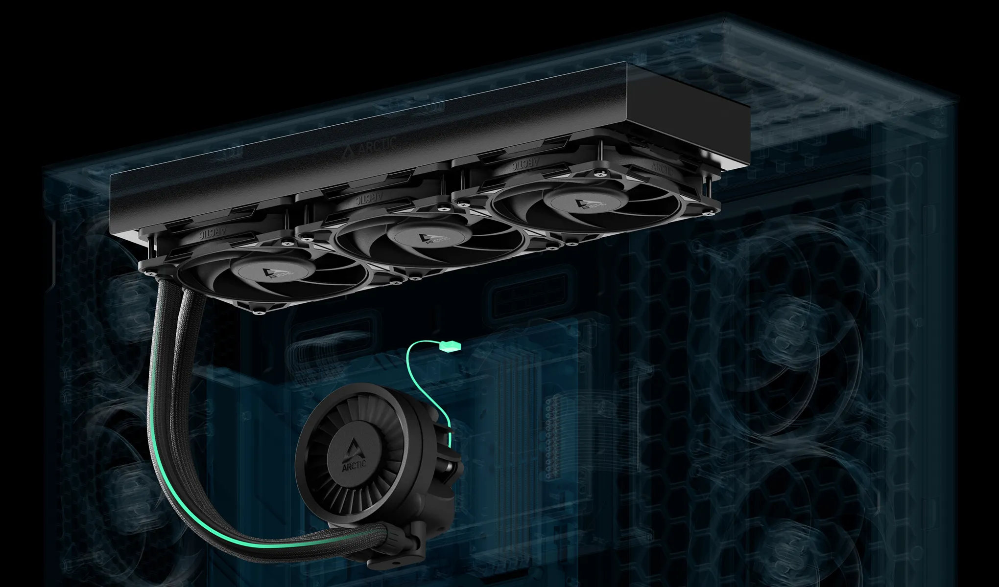 Arctic Liquid Freezer III Pro 420 AIO CPU Liquid Cooler (ACFRE00181A) overview 2