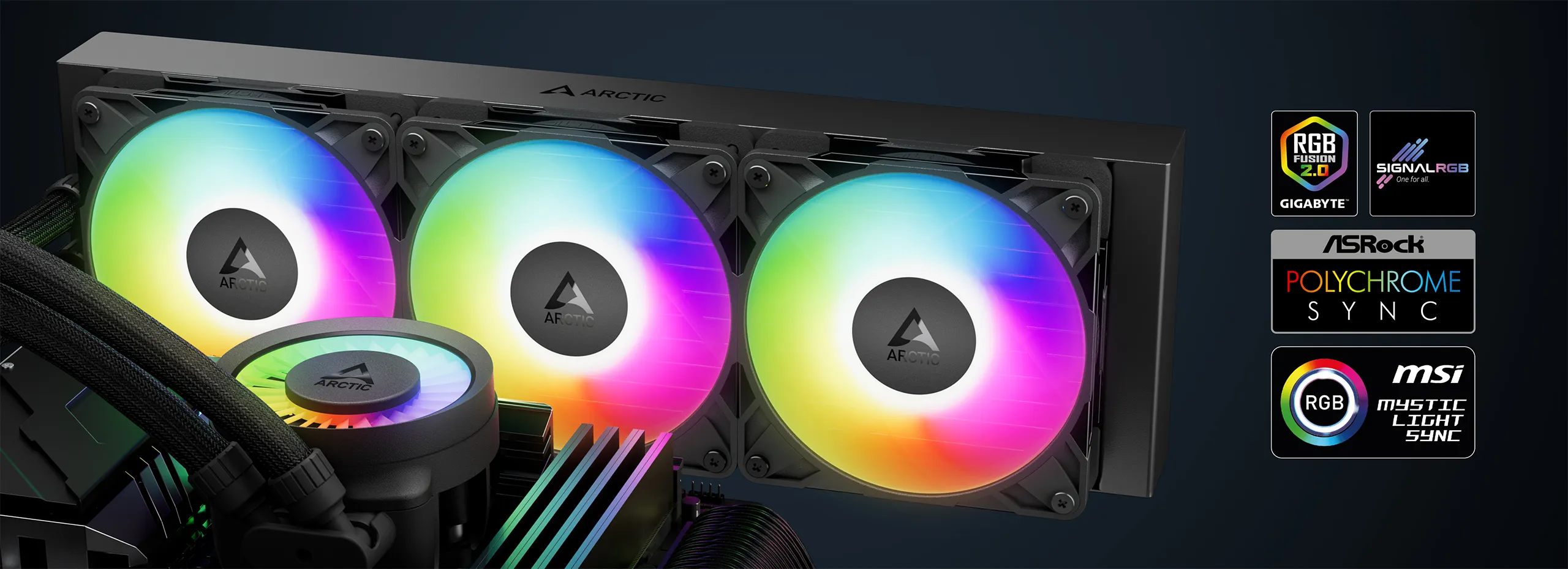 Arctic Liquid Freezer III Pro 420mm ARGB CPU Liquid Cooler overview 1