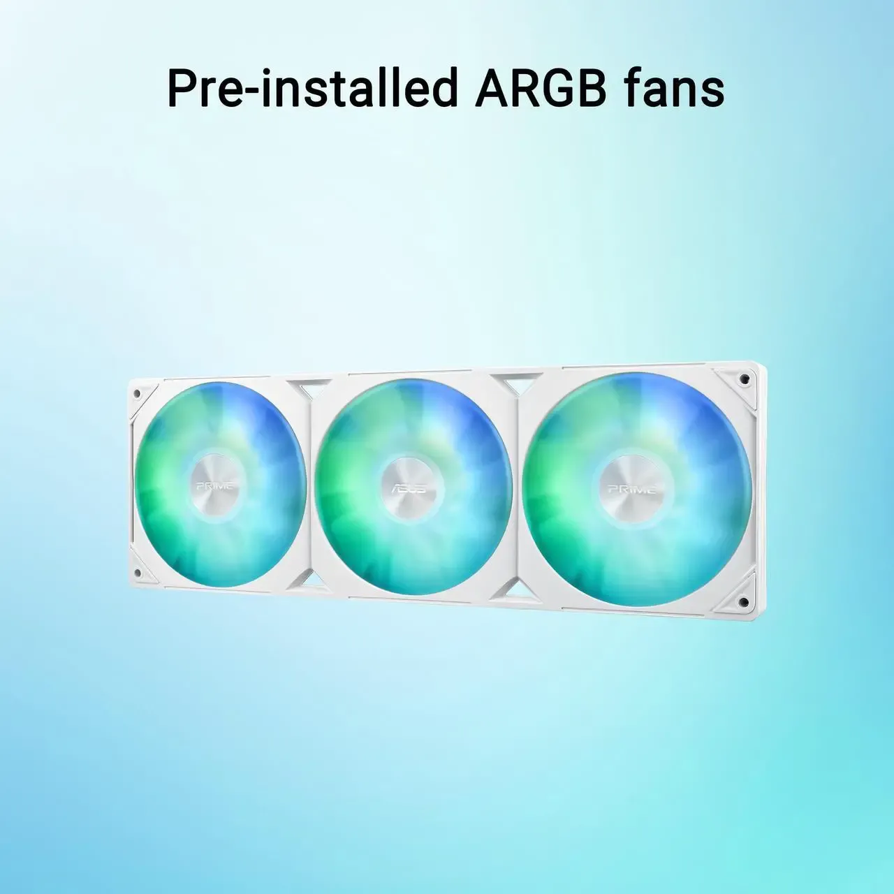 Asus Prime LC 360 ARGB CPU Cooler (White) overview 4