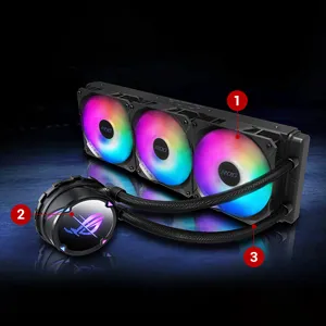 Asus ROG Strix LC II 360 ARGB White Edition CPU Liquid Cooler overview 4