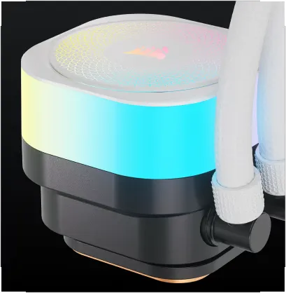 CORSAIR iCUE LINK Titan 360 RX RGB Liquid CPU Cooler (White) overview 6