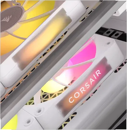 CORSAIR iCUE LINK Titan 360 RX RGB Liquid CPU Cooler (White) overview 7