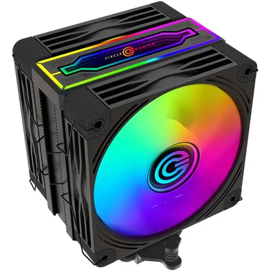 Circle Gaming CG 4P DUO ARGB Black Gaming CPU Cooler