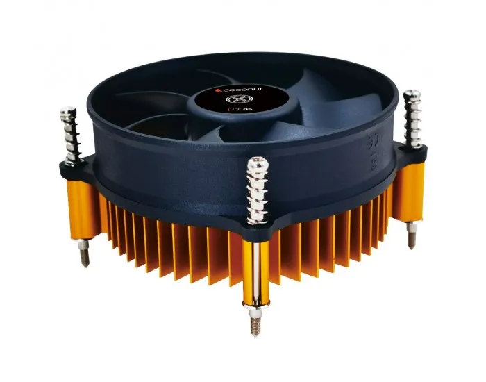 Coconut CF05 Cooler Fan, Screw Type, 190gms Copper Coated Base|Supports 115x/1200 overview 1