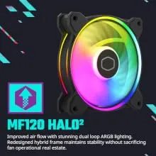 Cooler Master Hyper 212 Halo ARGB CPU Air Cooler (Black) overview 2
