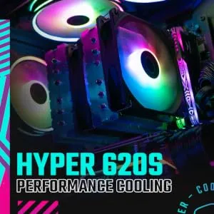 Cooler Master Hyper 620S ARGB 120mm Dual Tower CPU Air Cooler overview 2