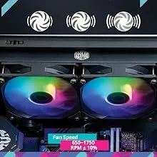 Cooler Master MasterLiquid 240L Core 240mm ARGB CPU Liquid Cooler (Black) overview 11