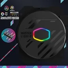 Cooler Master MasterLiquid 240L Core 240mm ARGB CPU Liquid Cooler (Black) overview 4