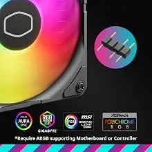 Cooler Master MasterLiquid 360 Atmos 360mm CPU Liquid Cooler overview 5
