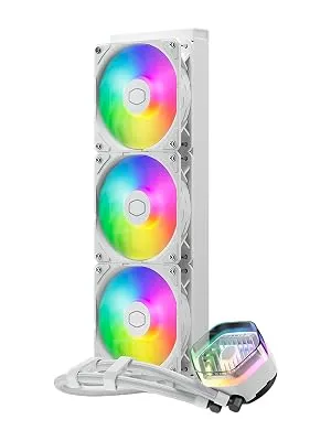 Cooler Master MasterLiquid 360 Atmos White ARGB AIO 360mm Liquid Cooler overview 2