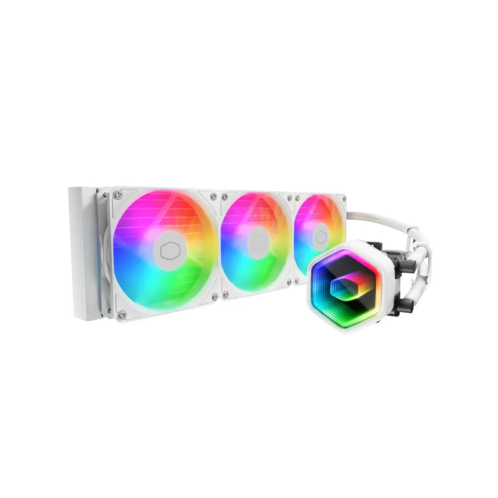 Cooler Master MasterLiquid 360 Core II White ARGB Liquid CPU Cooler overview 1