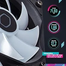 Cooler Master MasterLiquid 360L Core 360mm ARGB CPU Liquid Cooler (Black) overview 7