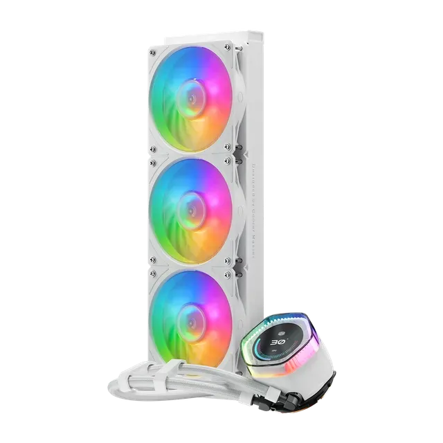 Cooler Master MasterLiquid 360mm Ion ARGB White Liquid Cooler overview 1