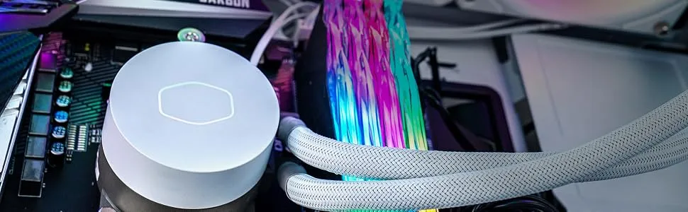 Cooler Master MasterLiquid ML240L ARGB V2 White Edition CPU Liquid Cooler overview 1