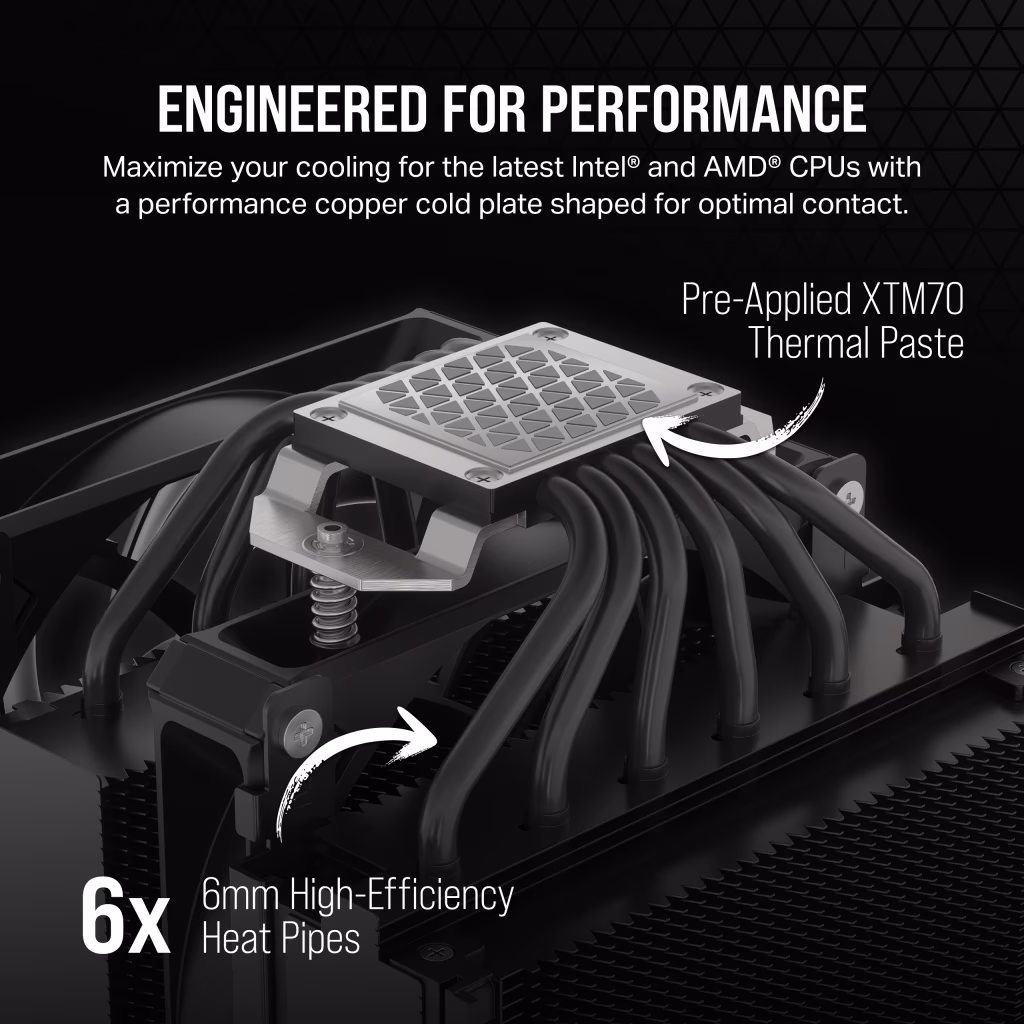 Corsair A115 Twin Tower 140mm CPU Air Cooler overview 2