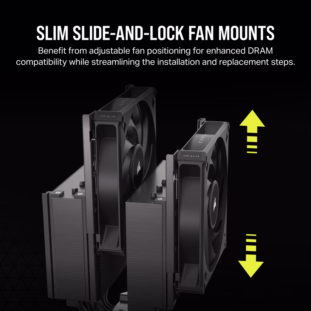 Corsair A115 Twin Tower 140mm CPU Air Cooler overview 3