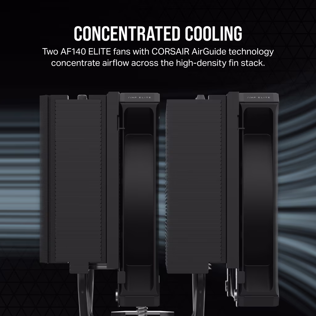 Corsair A115 Twin Tower 140mm CPU Air Cooler overview 4