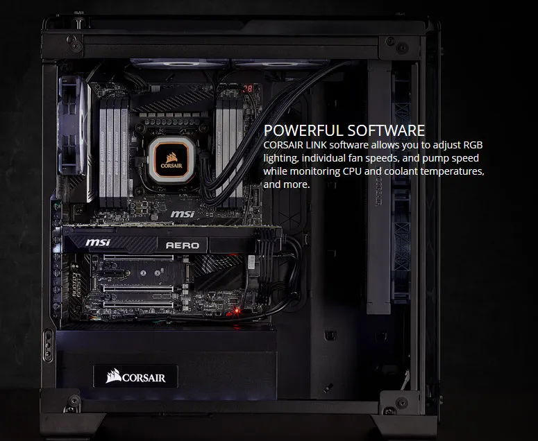 Corsair H115i PRO RGB Liquid CPU Cooler overview 3
