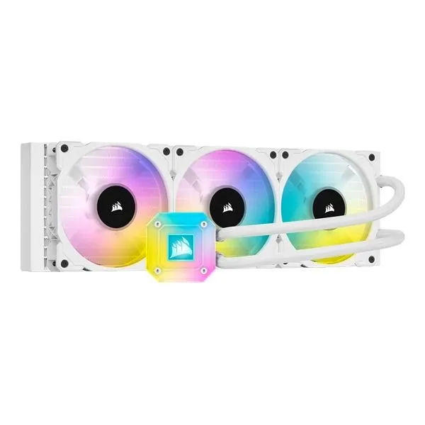 Corsair ICUE H150i Elite Capellix CPU Liquid Cooler (White)