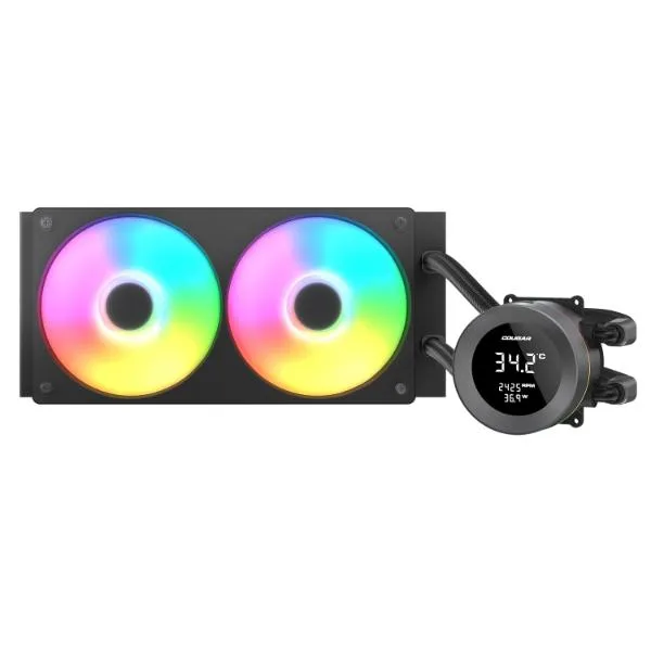 Cougar Poseidon Vistek ARGB 240 Analog Liquid Cooler - Black