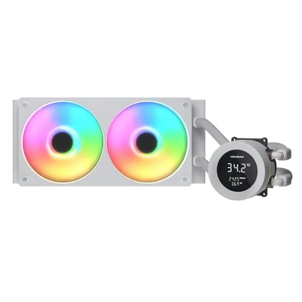 Cougar Poseidon Vistek ARGB 240 Analog Liquid Cooler - White
