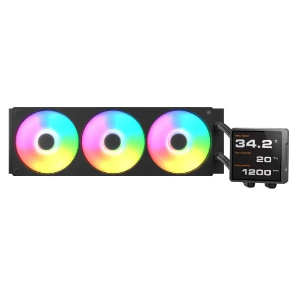 Cougar Poseidon Vistek Pro ARGB 360mm Liquid Cooler - Black