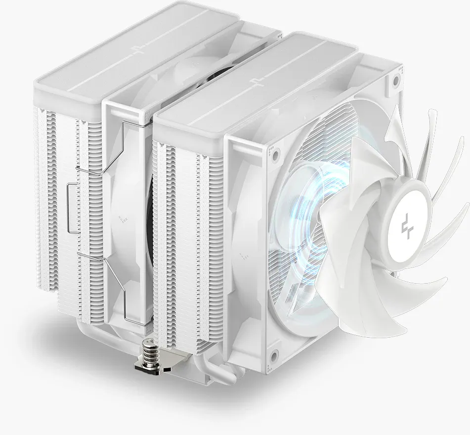 Deepcool AG620 WH ARGB V2 120mm CPU Air Cooler (White) overview 4